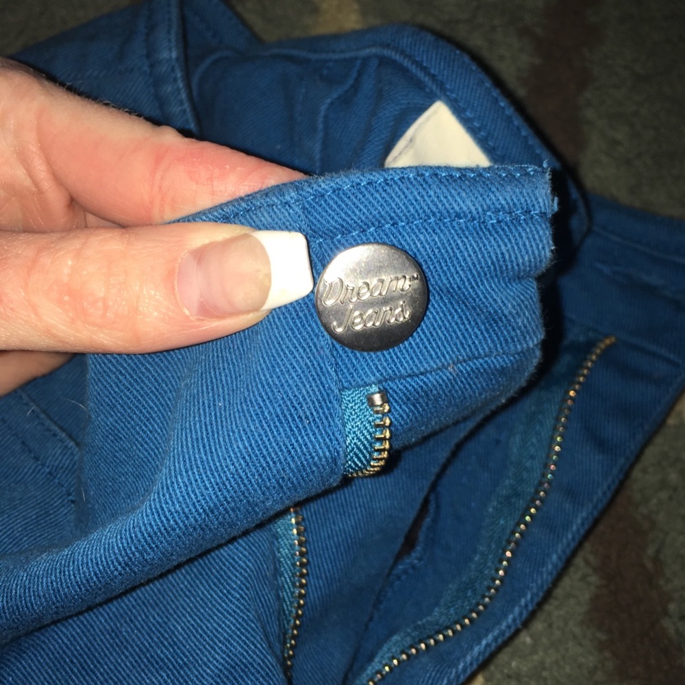 Vintage Turquoise Jeans